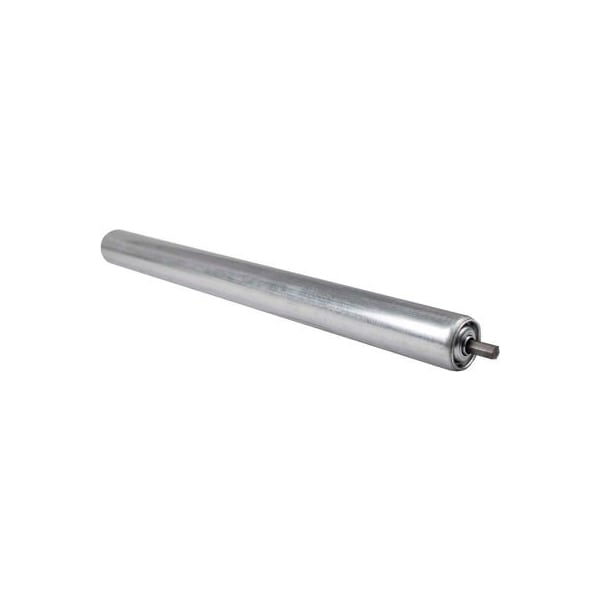 Omni Metalcraft 1.9" Dia. x 16 Ga. Galvanized Roller for 19" O.A.W. Omni Conveyors 26157-19-GP - main